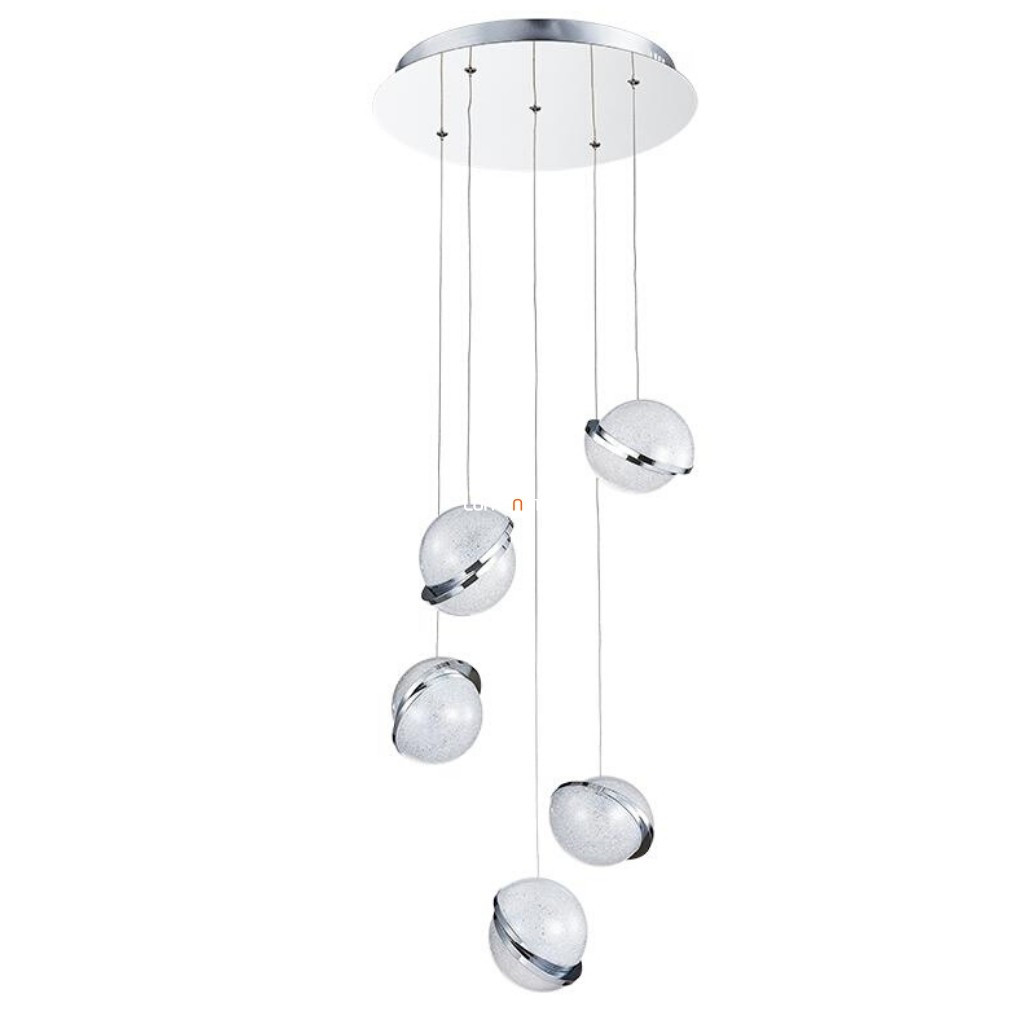 Lampa suspendată cu LED 40 W, alb rece, argintiu opal - Malcolm Luxera 62432