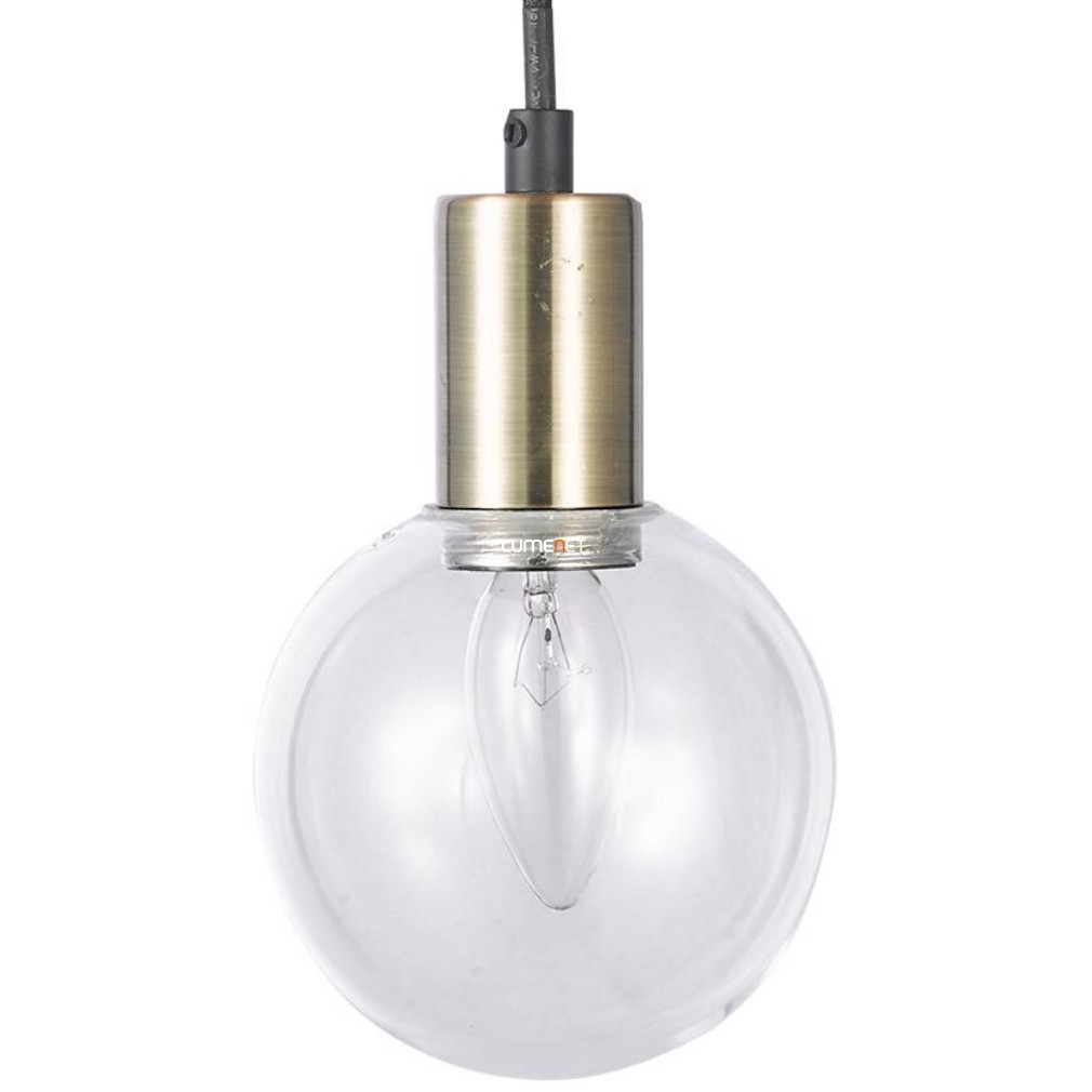 Lampa suspendată, culoare negru-aram - Abrazo Luxera 64401