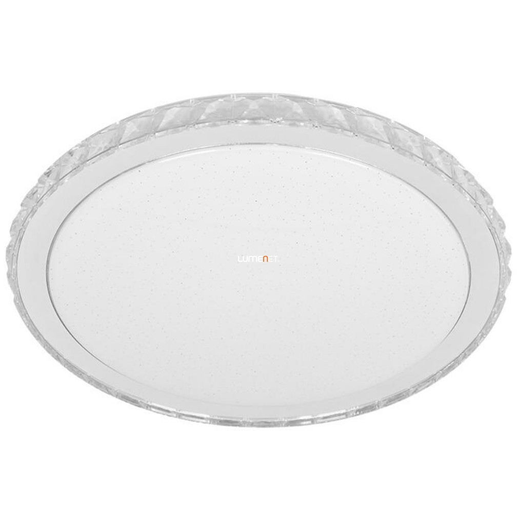 Lampa LED de tavan cu cristal 48 W cristal, alb rece, alb-crom - Mayon Prezent 71322