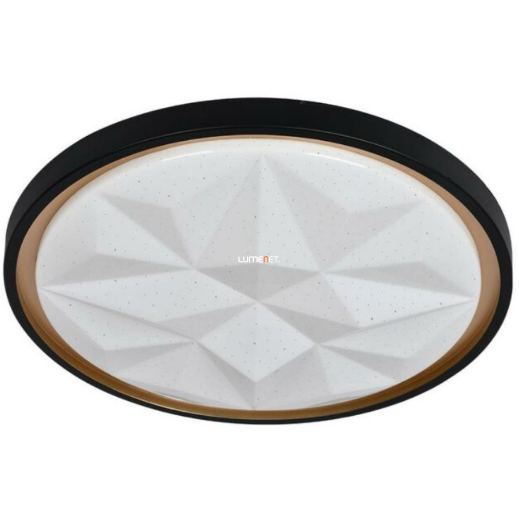 Lampa LED de tavan reglabilă, culoare negru-auriu - Nurria Prezent 71327