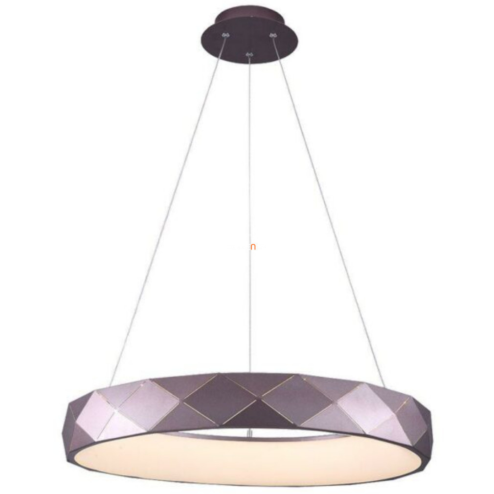 Lampa suspendată cu LED 38 W, alb rece, culoare cafea - Canvas Luxera