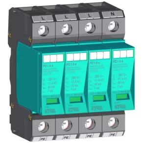   PO I eco 4 280 V descărcător de supratensiune 7 kA T1+T2 (B+C) 81.210 KIWA