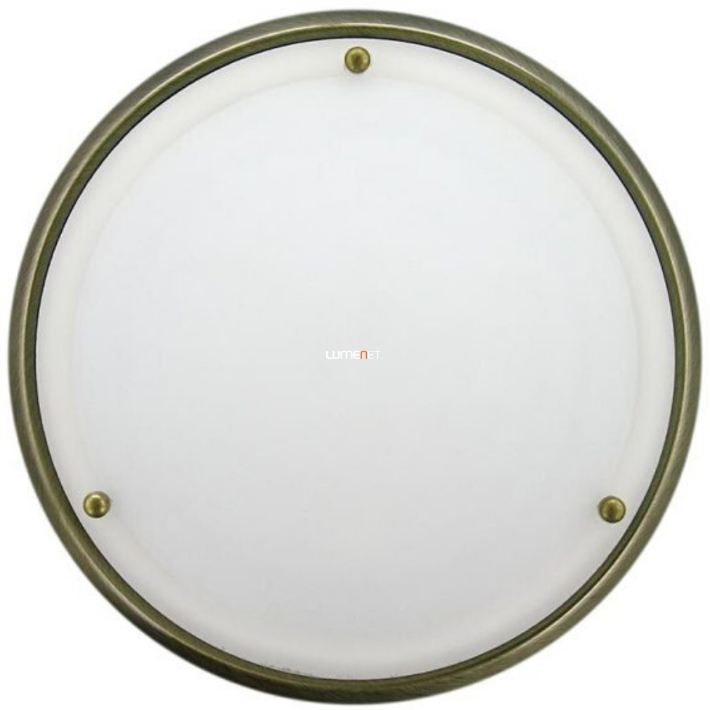 Lampa de tavan pentru baie, culoare opal-aramă - Neptun Prezent 425