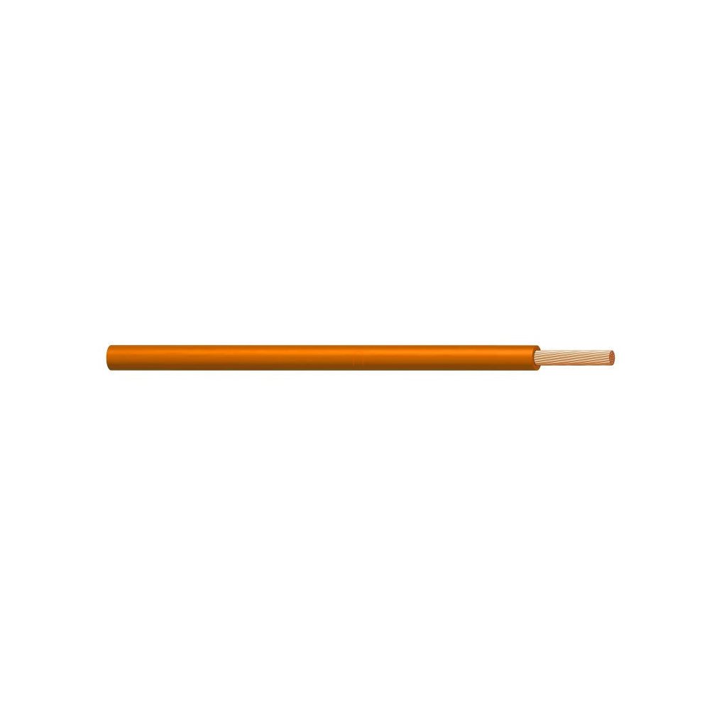 H07V-K 1x 1,5 portocaliu (100) 450/750V cablu flexibil cu un singur conductor tors (M-kh, Mkh)