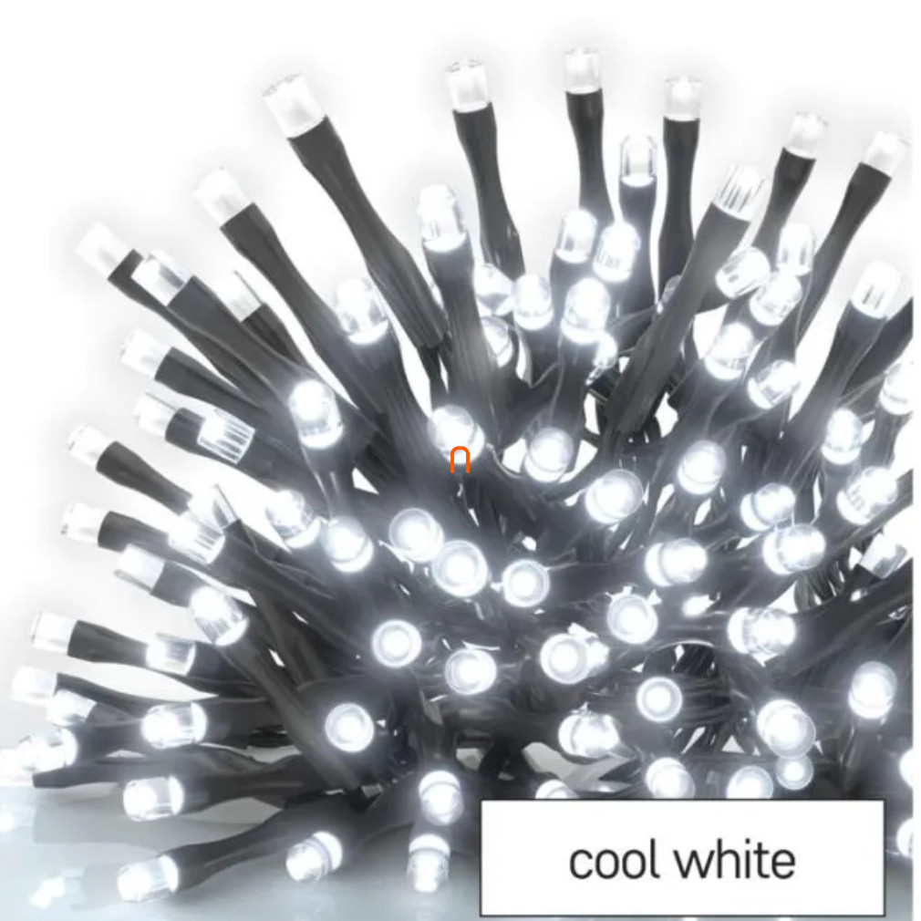 Ghirlanda LED standard, 5 m, pentru exterior și interior, alb rece