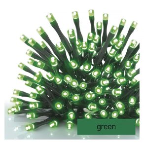   Ghirlandă luminoasă standard cu LED-uri, 10 m, pentru exterior și interior, verde