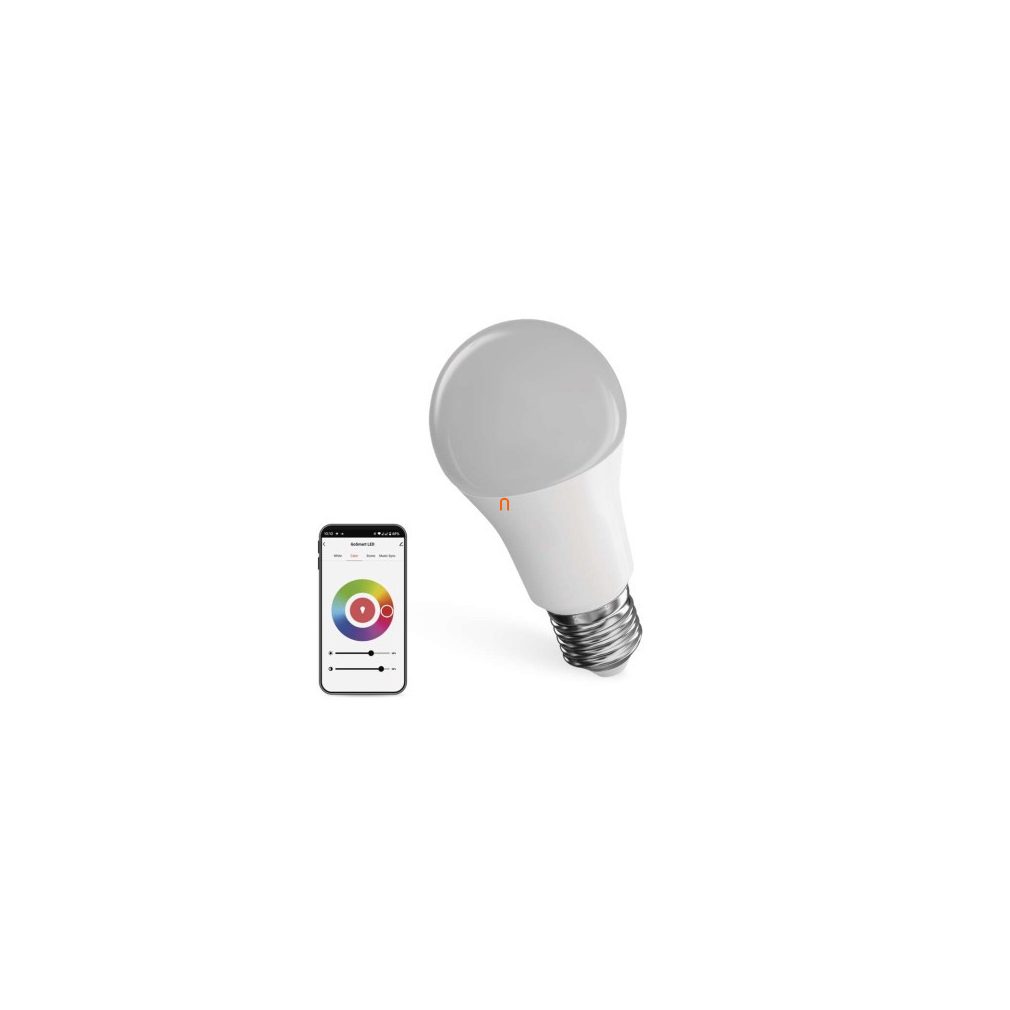 LED izzó GoSmart A60 / E27 / 11 W (75 W) / 1 050 lm / RGB / dimmelhető / Wi-Fi