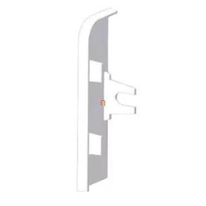 Capăt de canalizare LP 80x25, alb, stânga, 8821 L HB Kopos