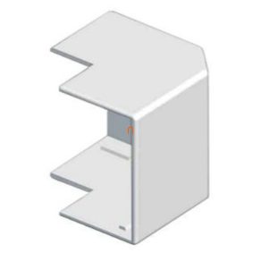   Colț exterior (reglabil) LH 60x40 pentru conducte de cabluri, alb, 8656 HB Kopos