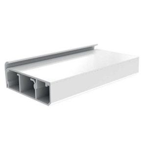   Padlószegély csatorna LPK 80x25 (2m) fehér, LPK 80X25 HD Kopos (16 fm/köteg)