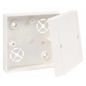   Cutie de distribuție pentru conducte de cabluri, 82x82x16mm cu capac, albă, LK 80/2 HB Kopos