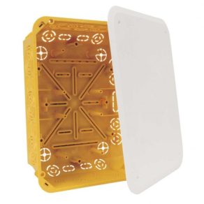   Cutie de joncțiune pentru gips-carton 175x233x78mm, cu capac, galbenă IP30 (compatibilă TS 35), KT 250/L NB Kopos