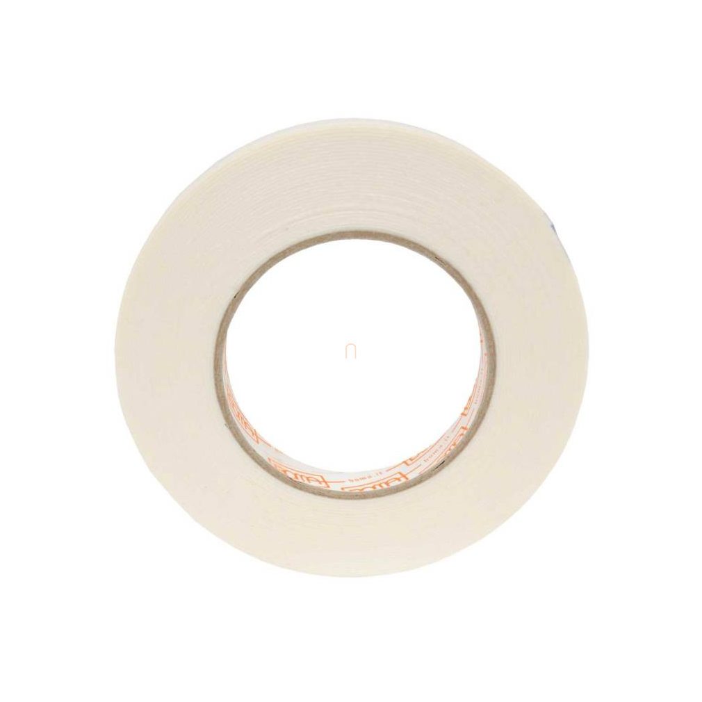 Bandă adezivă dublu adezivă 12 mm albă, SP 12X1/10 XX Kopos (10 m/rolă)