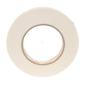   Bandă adezivă, dublu adezivă, 12 mm, albă, SP 12X1/10 XX Kopos (10 m/rol)