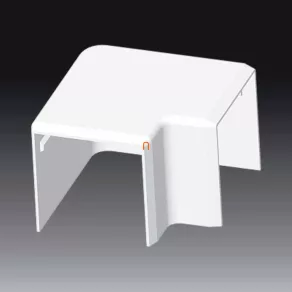   Profil plat LHD pentru canal de cabluri 40x40, alb, fără halogen, 8643HF HB Kopos