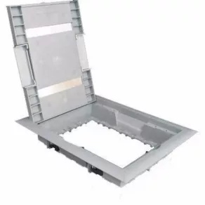   Cadru pentru cutie de podea 330x260, gri închis, 6-8 module, KOPOBOX 80 LB Kopos