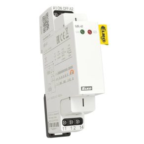   MR-41/UNI Releu electronic cu impulsuri pentru tensiune de alimentare UNI (AC/DC 12-240 V) 1 contact Morse, poate fi montat pe șină TS 35 (modulară), Elko Ep, 1589