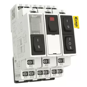   Lampă de semnalizare cu LED roșu, cu montare prin încastrare, USS-10, Elko Ep, 2433