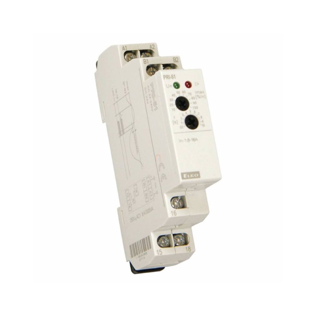 Elko PRI-51/5 Relee de monitorizare curent pentru domeniul 0,5 - 5 A, Elko Ep, 7040
