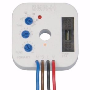   SMR-H Releu multifuncțional 230 V c.a., Elko Ep, 2911 Releu cu 10 funcții care poate fi montat sub un comutator, cu ieșire triac cu patru fire