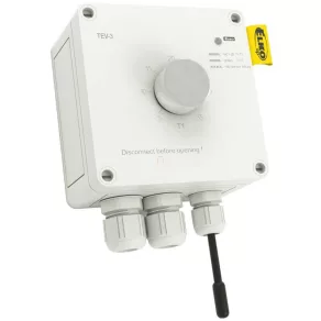   Termostat TEV-3 +5 ..+35 °C, cu protecție IP65, cu senzor, Elko Ep, 2926