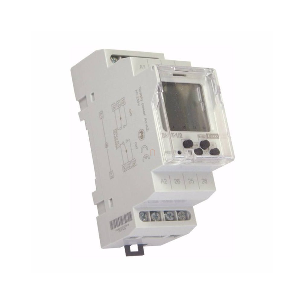 SHT-1/2 230V temporizator digital 16A 2 module, memorie, sursă de alimentare zilnică/săptămânală, Elko Ep, 3040