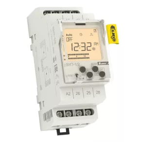   SHT-1/2/UNI  Temporizator digital, AC/DC 12-240 V, cu program de timp zilnic–săptămânal, Elko Ep, 3041
