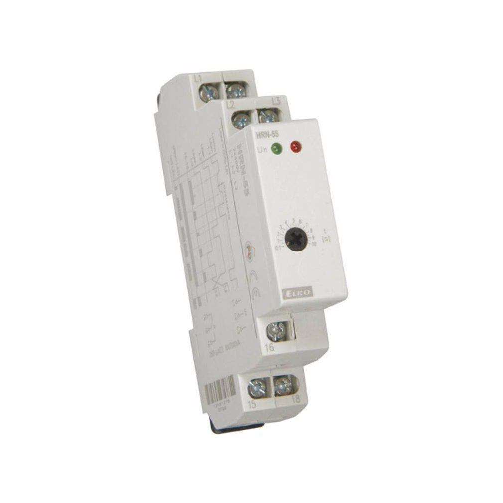 HRN-55N fázissorrend és -hiány figy.relé 3f. 3x400V/230V+nulla, Elko Ep, 3723