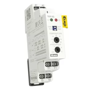   TER-3G - Termostat, 0.. +60 °C, histerezis reglabilă, Pt100!, Elko Ep, 3845