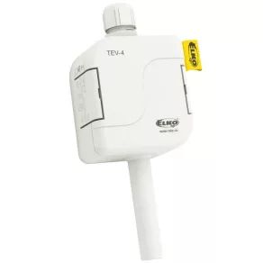   TEV-4 termostat dublu IP65 cu senzor de temperatură încorporat, 230 V c.a., 16 A/c.a., valori reglabile prin jumper
