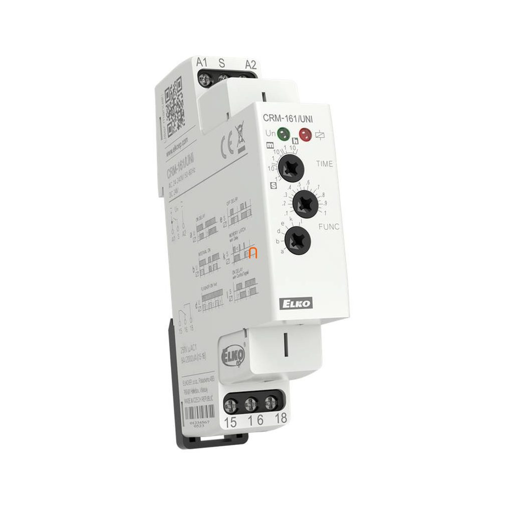 CRM-161 - Releu temporizator multifuncțional cu 6 funcții, Elko Ep, 8161