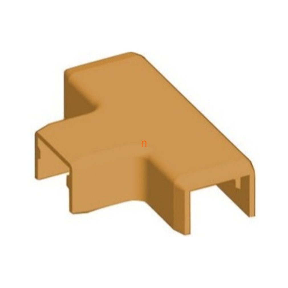 T-idom LV 18x13 pentru canal de cabluri maro deschis, 8734 SD Kopos
