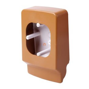   Suport pentru dispozitive LP 149x96x42 pentru canale de cabluri, maro deschis, PNLP 35 2Z SD Kopos