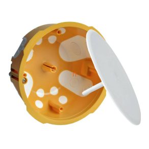   Cutie de joncțiune pentru gips-carton, rotundă, 104 mm, adâncime 55 mm, cu capac KO 97/LD NA Kopos