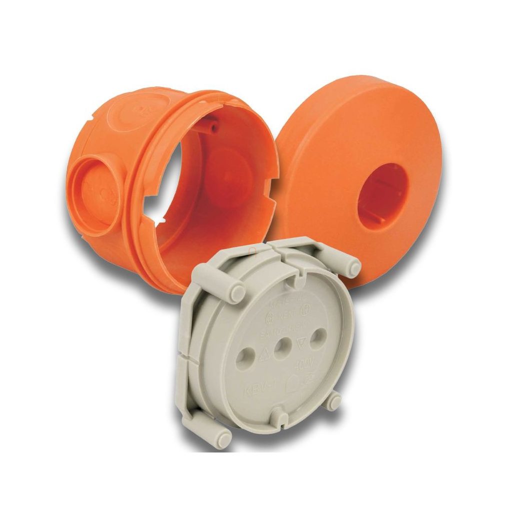 Betondoboz készlet sekély, szöggel való rögzítés 60x50mm SB-KP 60-50/L AB Kopos(KBT-2+KBV-2+KBS-2)
