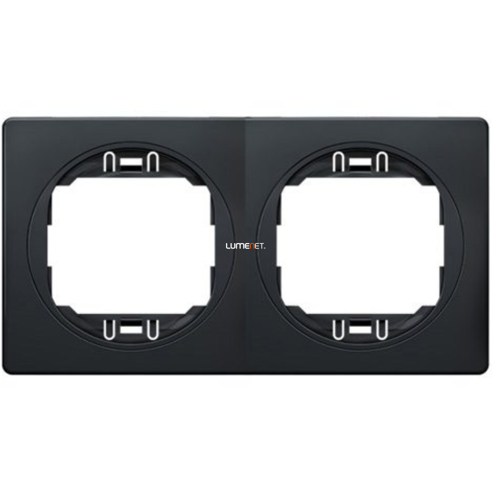 EON cadru separat încastrat, orizontal, negru-negru