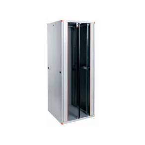  Legrand EVO47U8080 Evoline/Estap hálózati rack szekrény, 19'' 47U 800x800x2117 szürke dupla üvegajtó / kidönthető hátlap MAX: 1000 kg