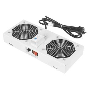  Set ventilator de tavan + termostat LeGrand Evoline pentru dulap de perete cu 2 ventilatoare, EC2VW
