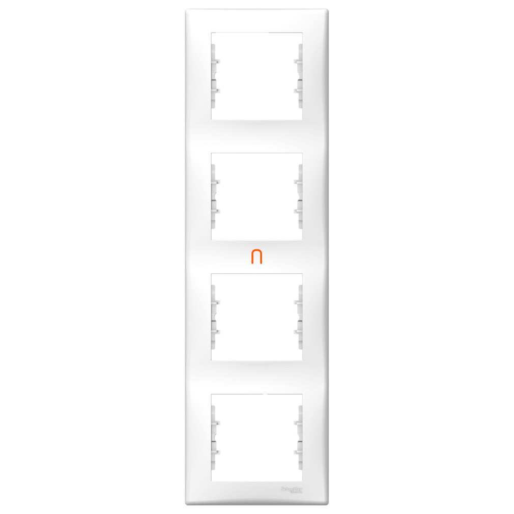 Schneider Sedna cadrurupatru, vertical alb SDN5802021
