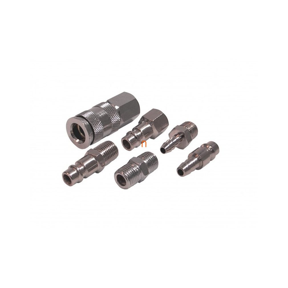 Set de accesorii pneumatice pentru compresor FERM, 6 bucăți ATA1025