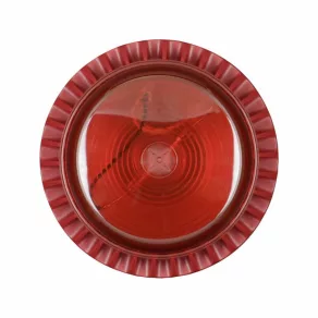   Priză înălțată Eaton, carcasă roșie, indicator luminos roșu, semnal sonor cu indicator luminos Flashni 24 V c.c., -