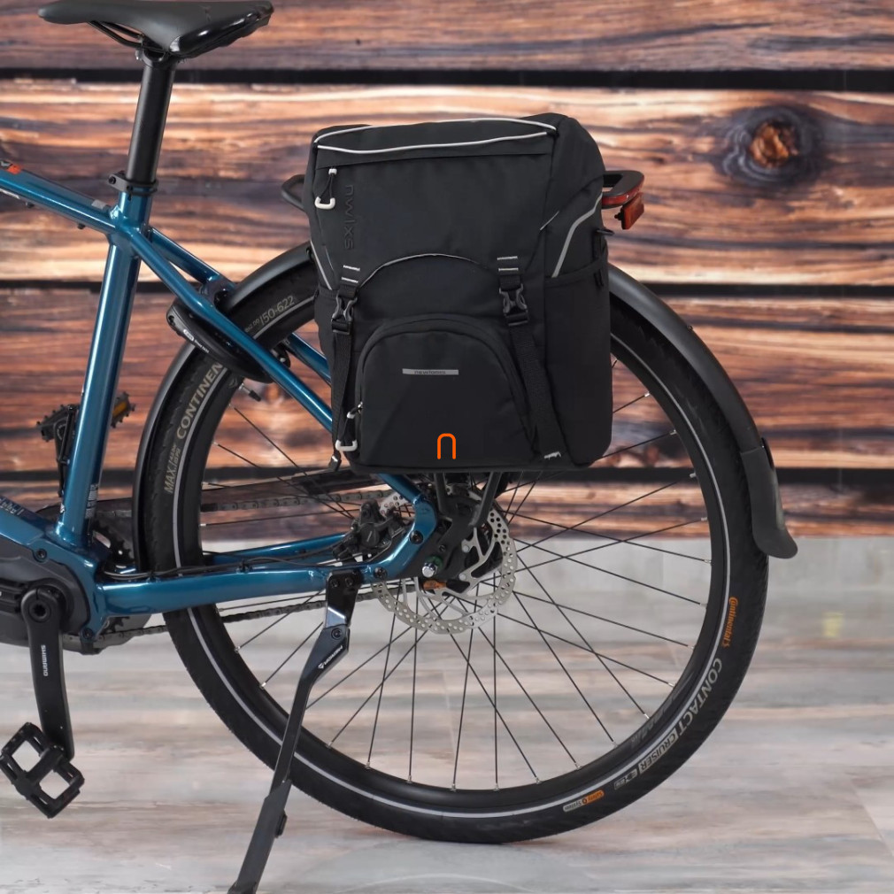 Geantă pentru bicicletă, neagră, 16 l, 29 x 15 x 39 cm (Sports Rear Rider)