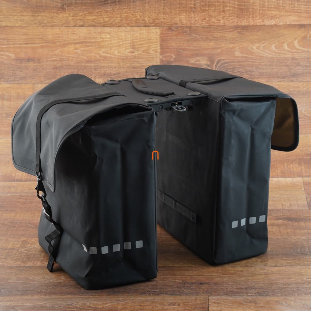 Geantă dublă pentru bicicletă cu adaptor Snapit, pentru rafturi Racktime, 39L 34x16x38 cm (Odense)