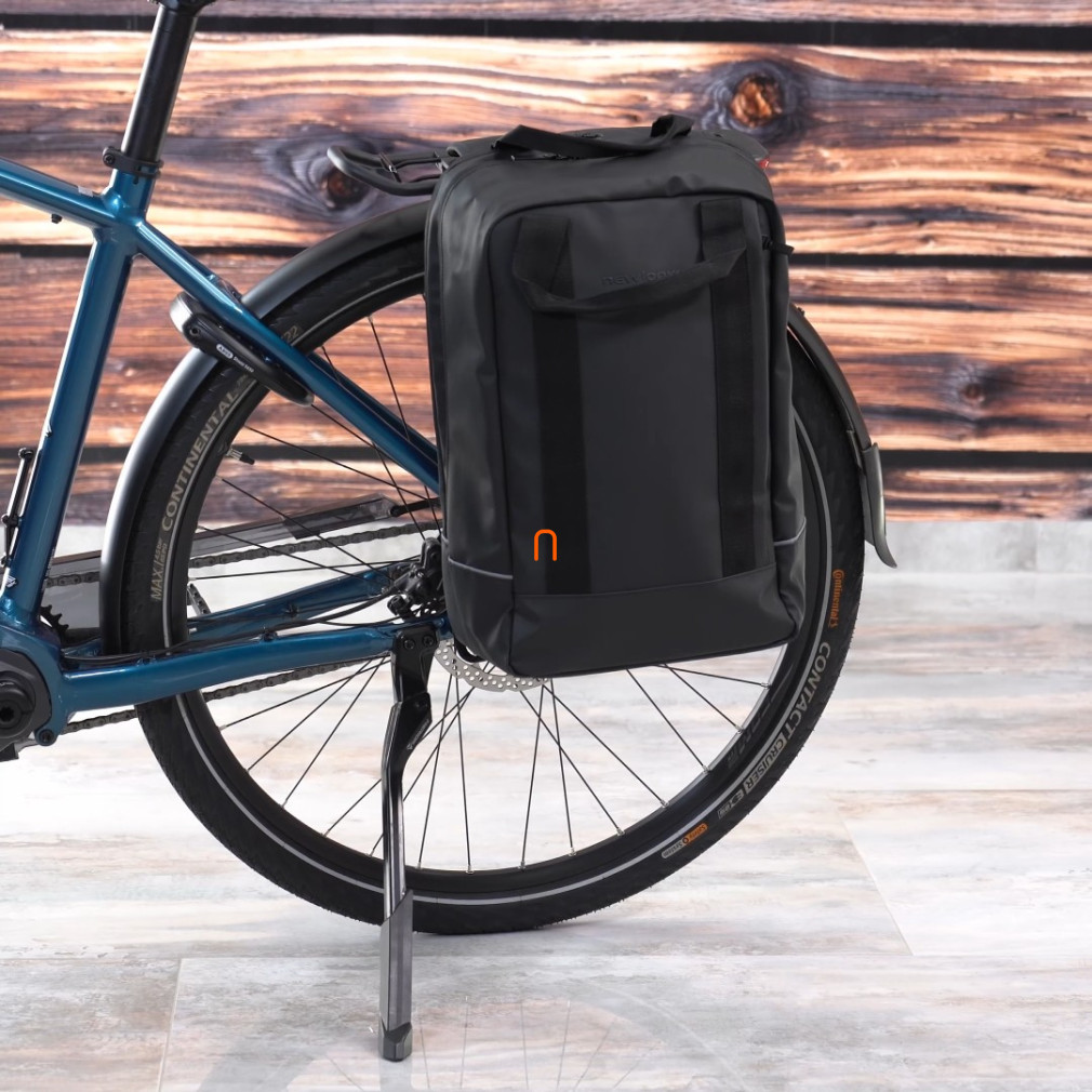 Geantă pentru bicicletă/rucsac, negru, 20L 31x16x45 cm (Odense)