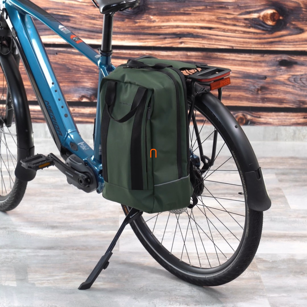 Geantă pentru bicicletă/rucsac, verde, 20L 31x16x45 cm (Odense)