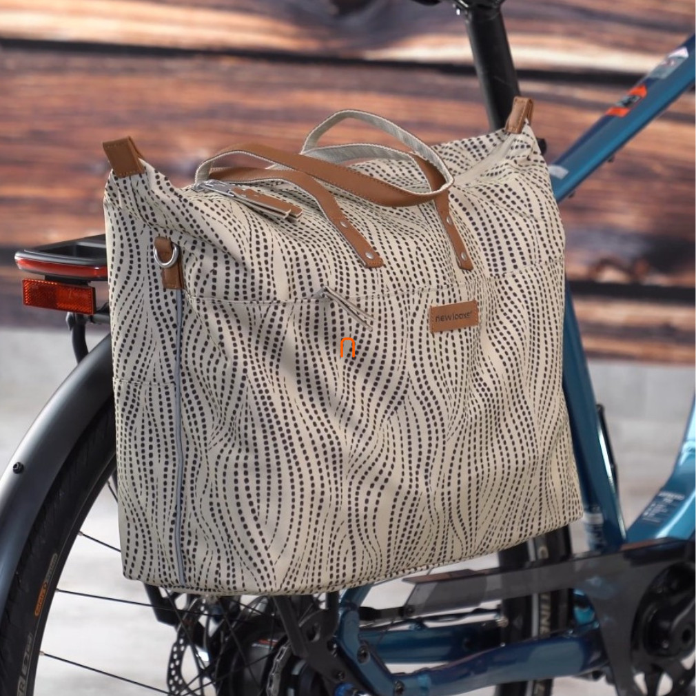 Geantă de mână / geantă de umăr pentru bicicletă de culoare nisip 21L 44x18x34 cm (Apple)