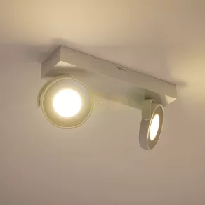   Spot LED Philips cu braț, 2x4,5 W, 1000 lm (myLiving Clockwork)