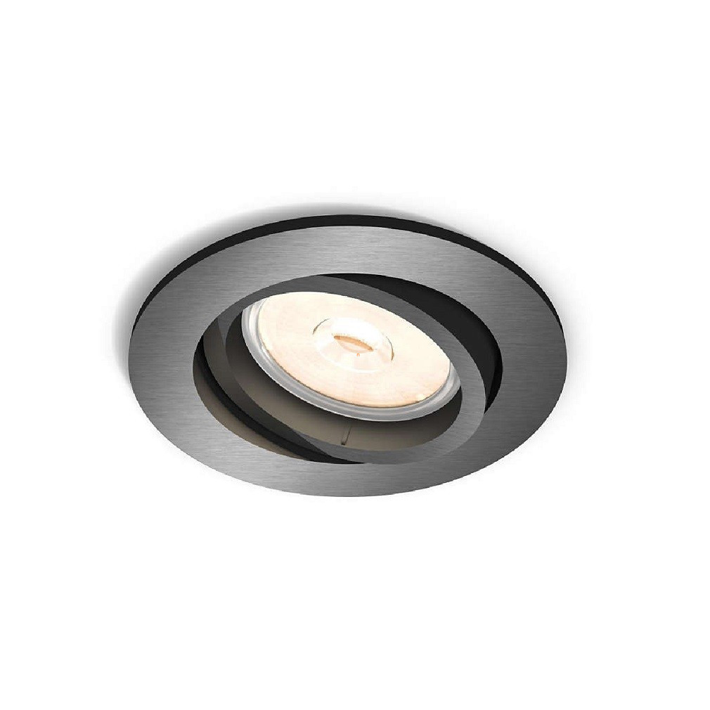 Philips spot lampă încastrată, ambalaj deschis, culoare gri (Donegal)