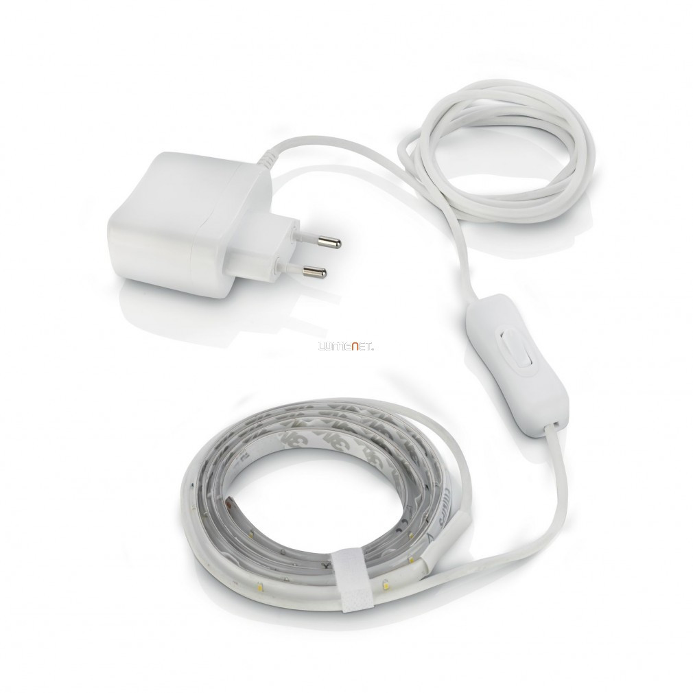 Philips 70101/31/P2 set de benzi LED albe calde cu comutator între benzi, 2 metri