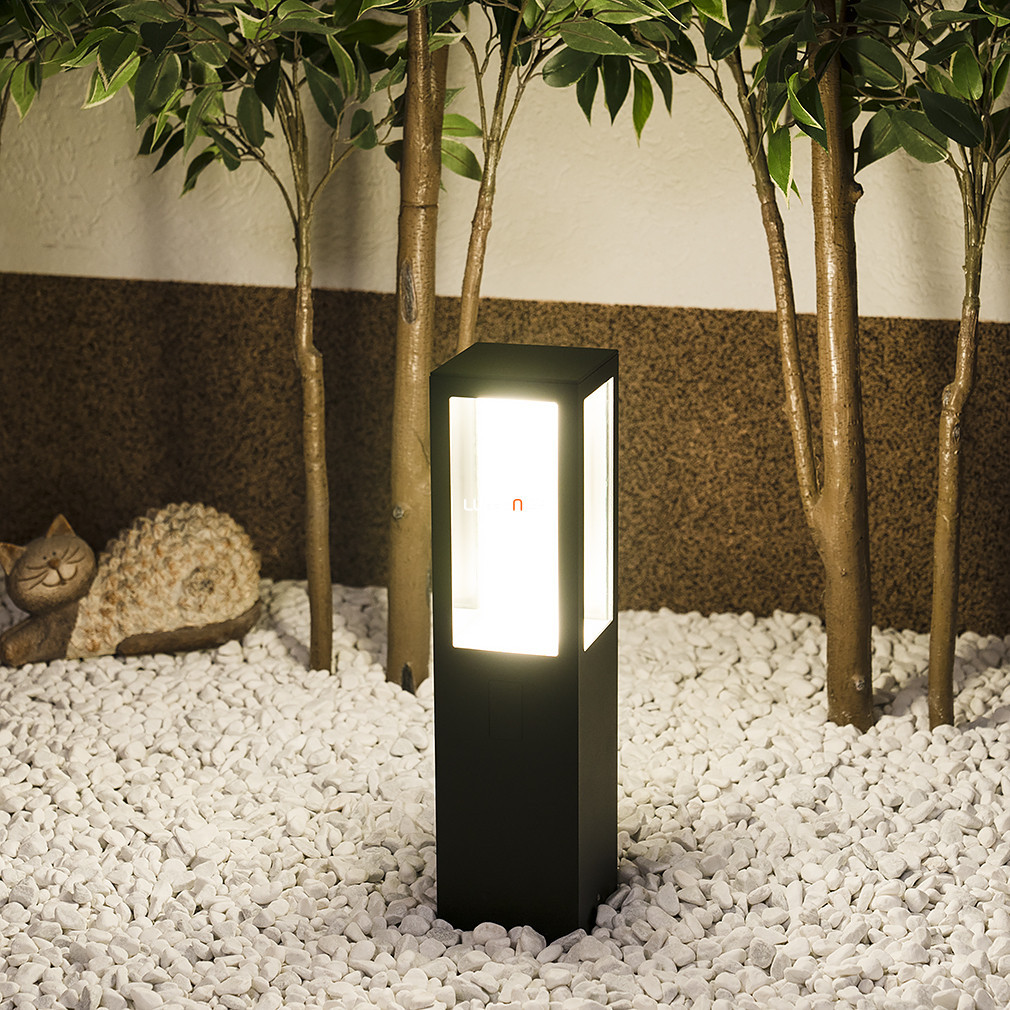 Philips Hue lampă LED inteligentă pentru exterior, 8 W, 40 cm, negru (Impress White și Color Ambiance RGBW)